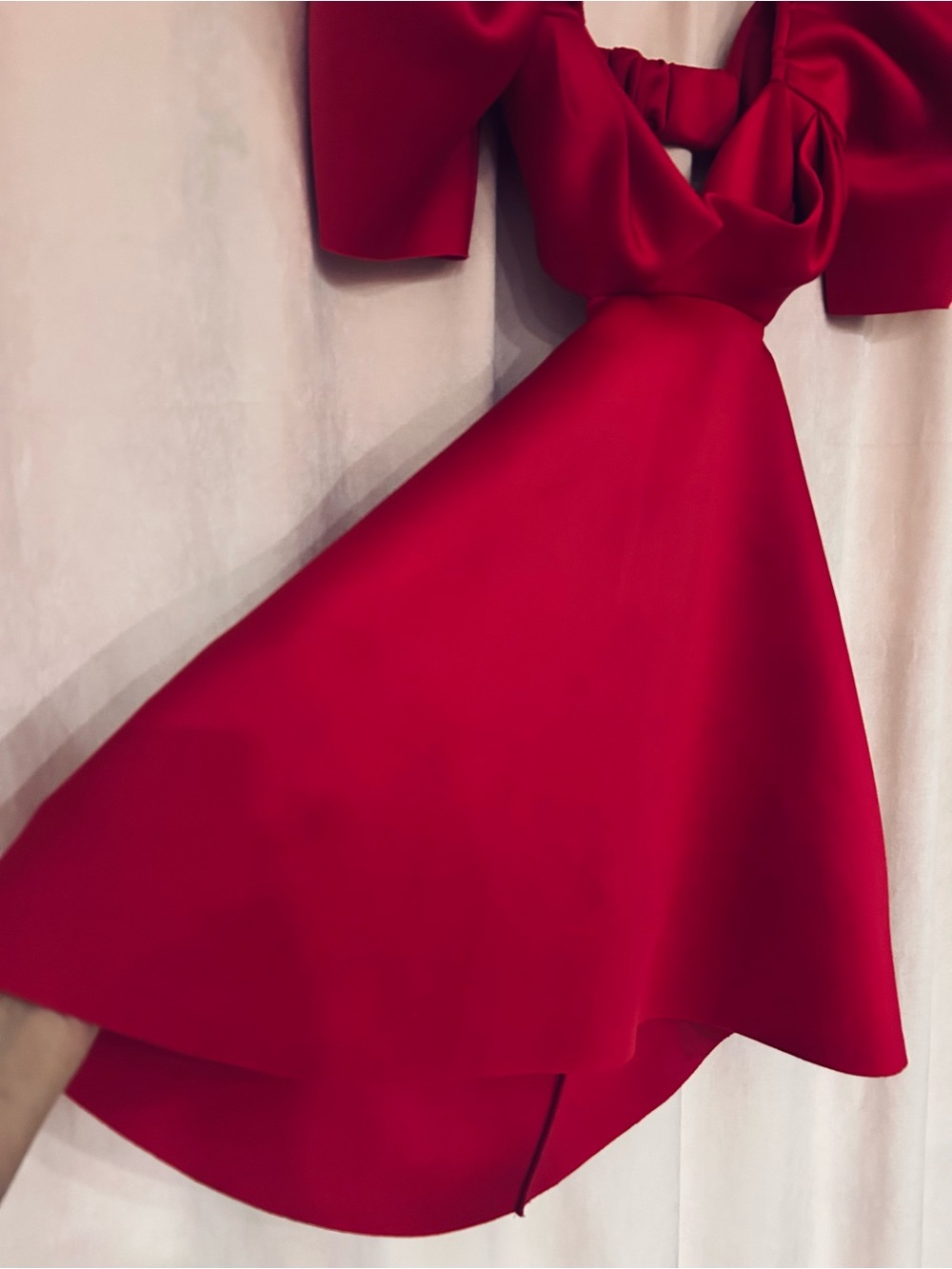 ASOS Fuschia Pink Puff-Sleeve Mini Dress - Picture 8 of 15